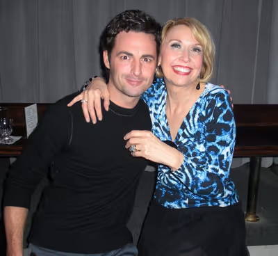 Max von Essen and Julie Halston Photo