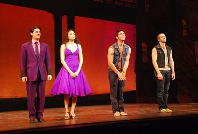 George Akram, Karen Olivo, Cody Green and Curtis Holbrook Photo