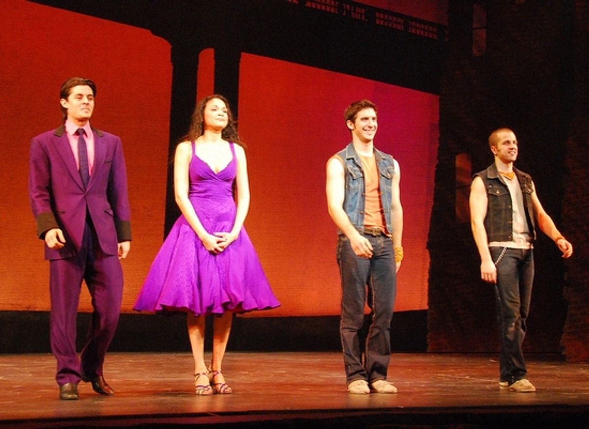 George Akram, Karen Olivo, Cody Green and Curtis Holbrook at 
