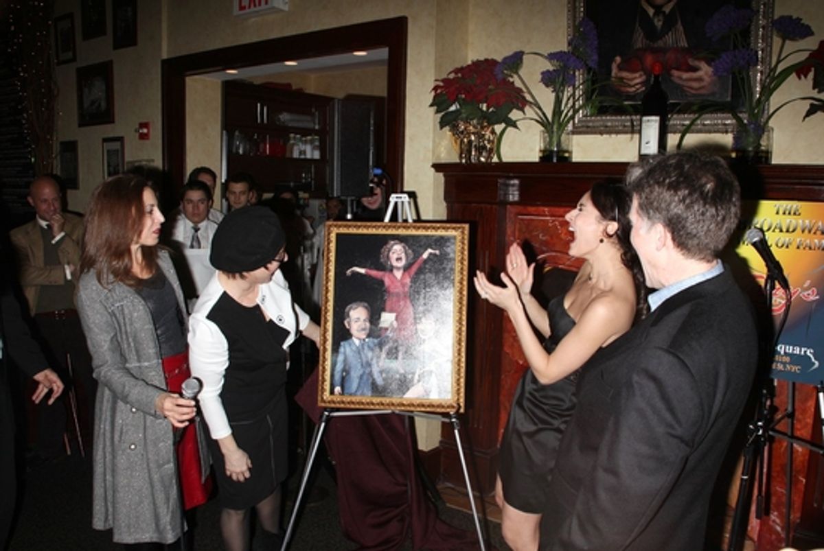 Valerie Smaldone, Laura Benanti, Patti LuPone and Boyd Gaines
 at 