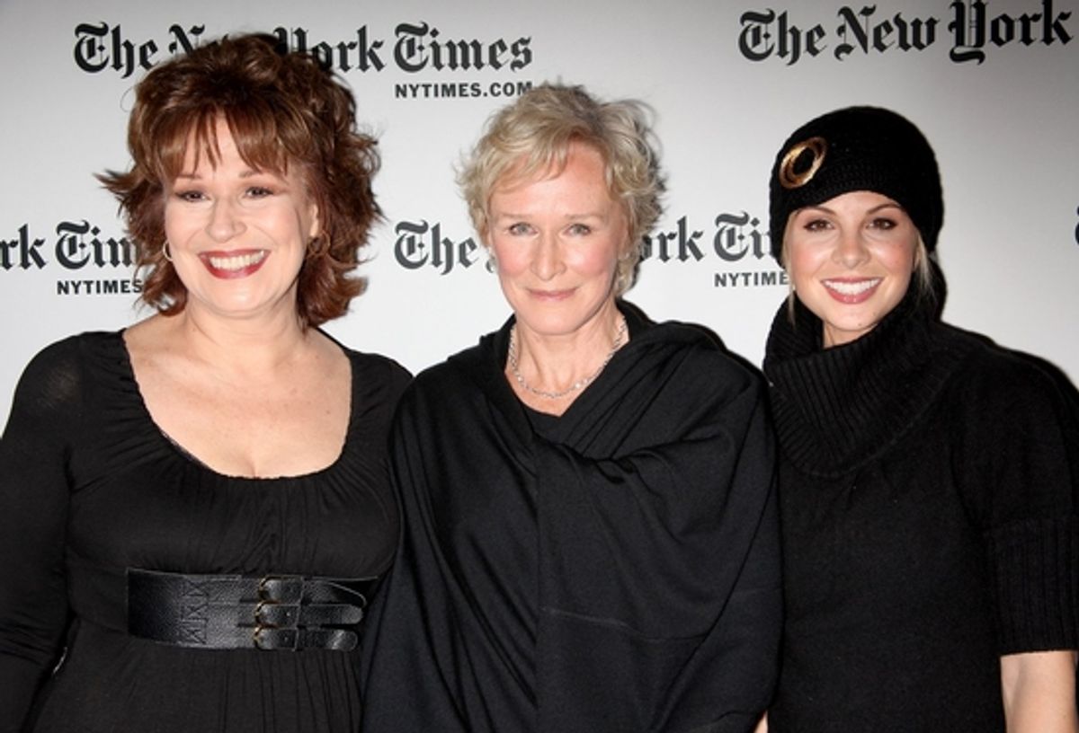 Joy Behar, Glenn Close and Elisabeth Hasselbeck
 at 