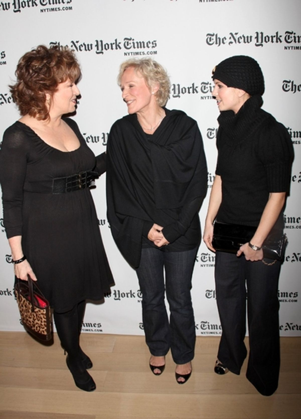 Joy Behar, Glenn Close and Elisabeth Hasselbeck at 