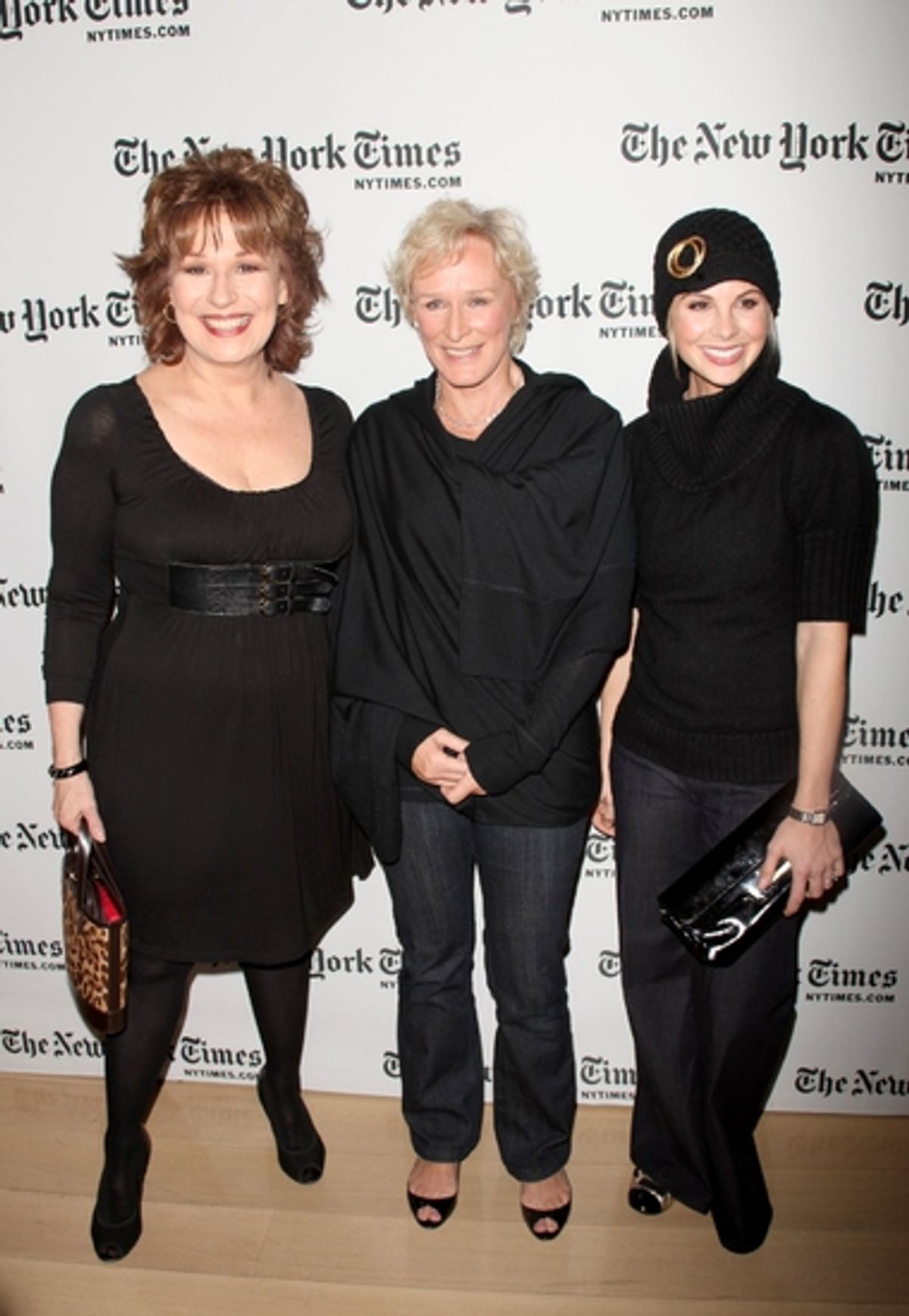 Joy Behar, Glenn Close and Elisabeth Hasselbeck at 