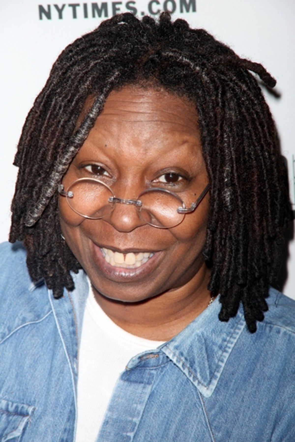 Whoopi Goldberg at Close and The View at NYT Arts & Leisure Weekend