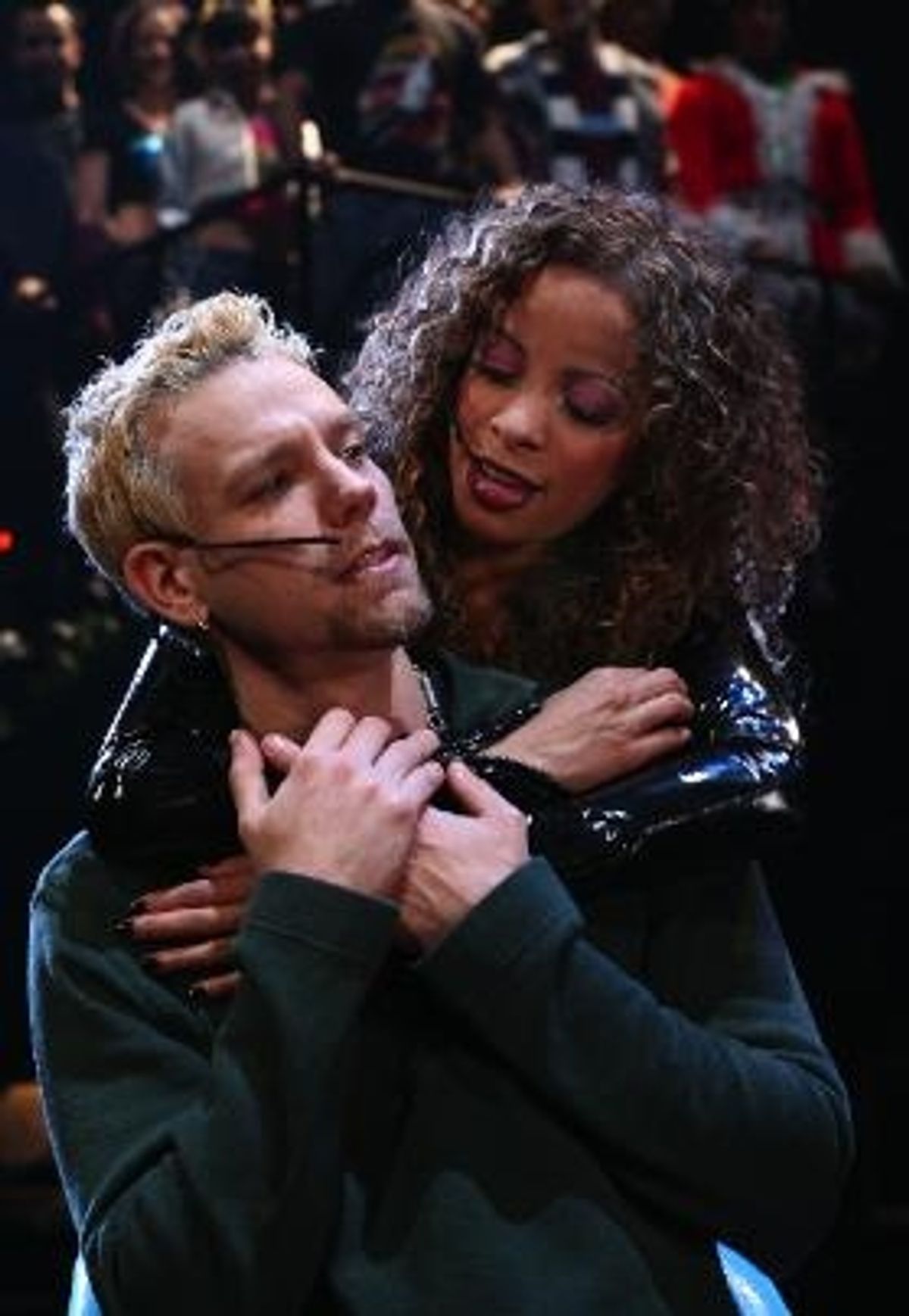 Adam Pascal and Lexi Lawson at 