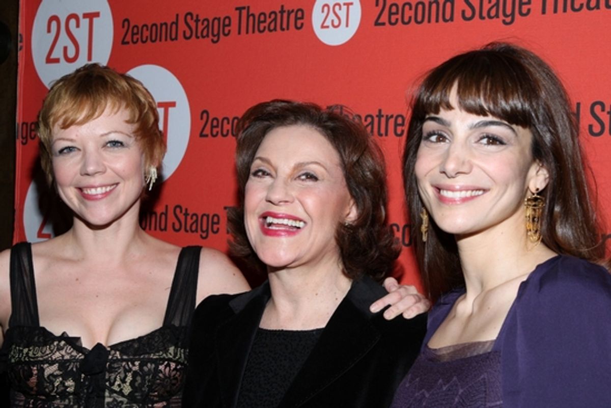 Emily Bergl, Kelly Bishop and Annie Parisse at 