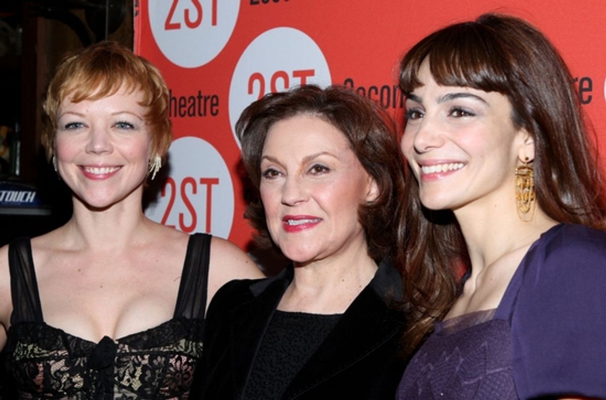 Emily Bergl, Kelly Bishop and Annie Parisse at 