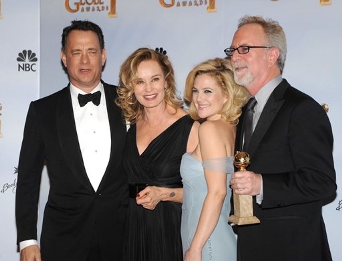Tom Hanks, Jessica Lange, Drew Barrymore and Gary Goetzman at 