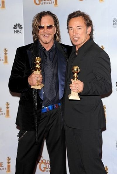 Mickey Rourke and Bruce Springsteen  Photo