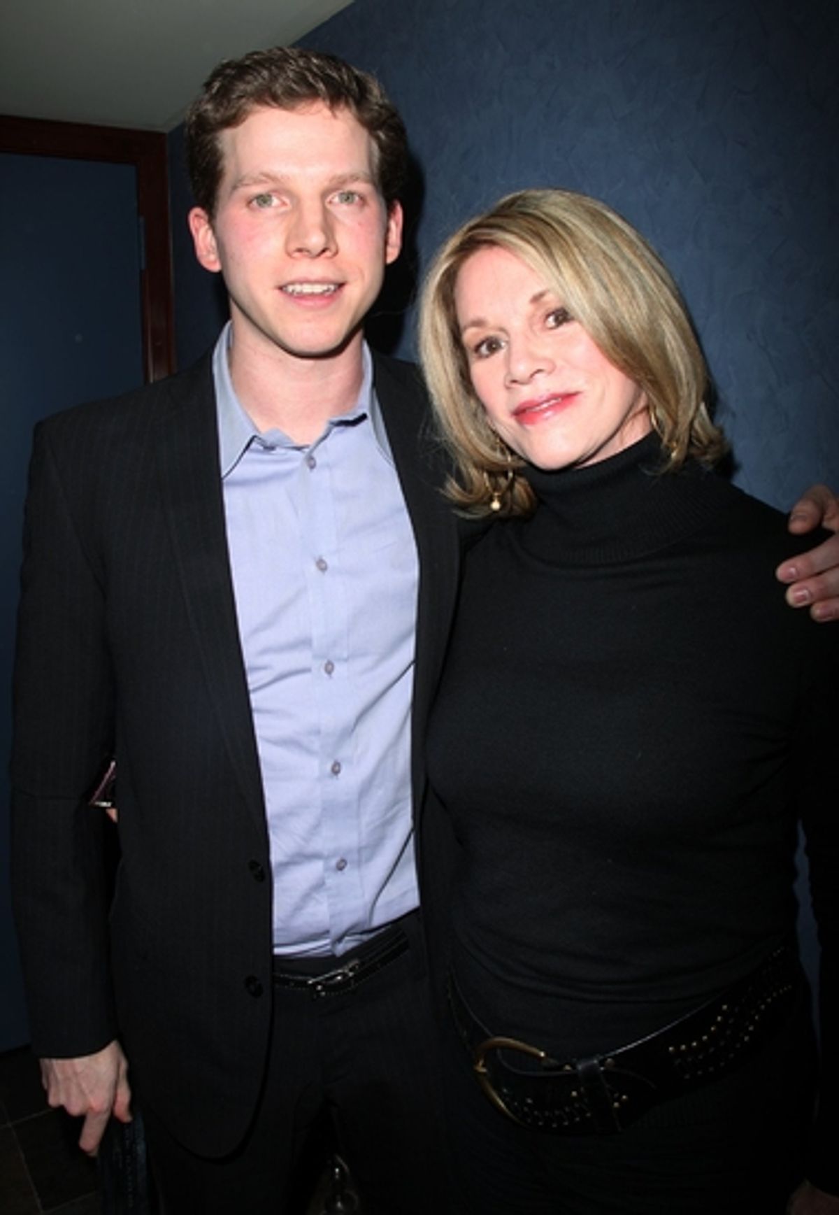 Stark Sands with his mother, Ramona Sands
 at 