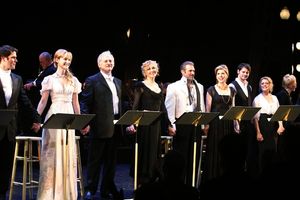 Steven Pasquale, Jill Paice, Victor Garber, Stephen Sondheim, Natasha Richardson, Mar Photo