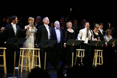 
Steven Pasquale, Jill Paice, Victor Garber, Stephen Sondheim, Natasha Richardson, M Photo