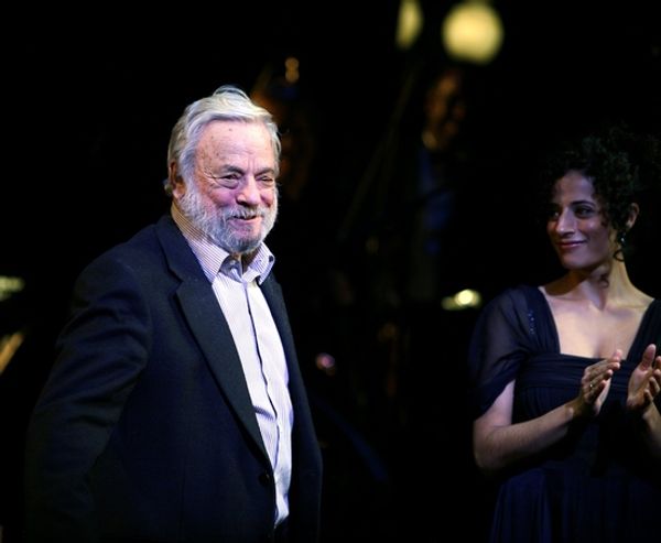 Stephen Sondheim and Leena Chopra
 Photo