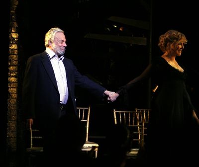 Stephen Sondheim and Natasha Richardson Photo
