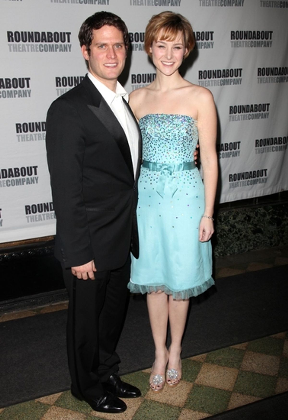 Steven Pasquale & Jill Paice at 'A LITTLE NIGHT MUSIC' After Party