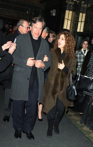 Bernadette Peters with her date Richard Photo