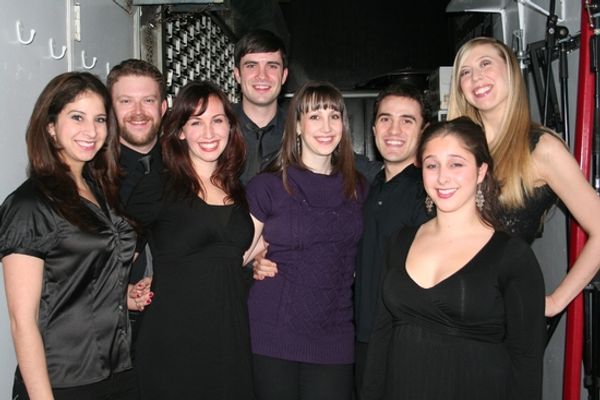 Natalie Weiss (center) with the Monday Nights New Voices Choir; Melanie Burg, Marisa  Photo