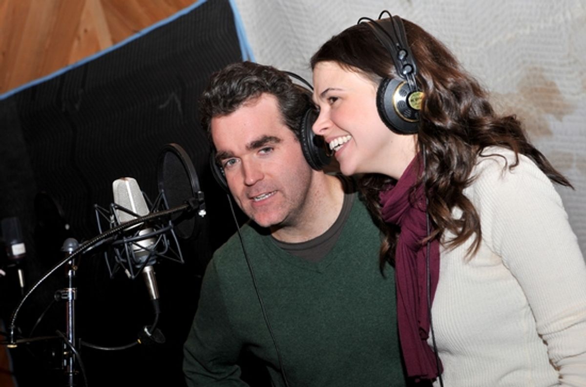 Brian d'Arcy James and Sutton Foster at 