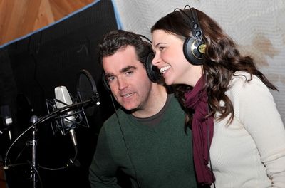 Brian d'Arcy James and Sutton Foster Photo