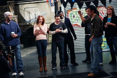 Christopher Jackson, Janet Dacal, Robin de Jesus, Rogelio Douglas, Jr., Michael Balde Photo