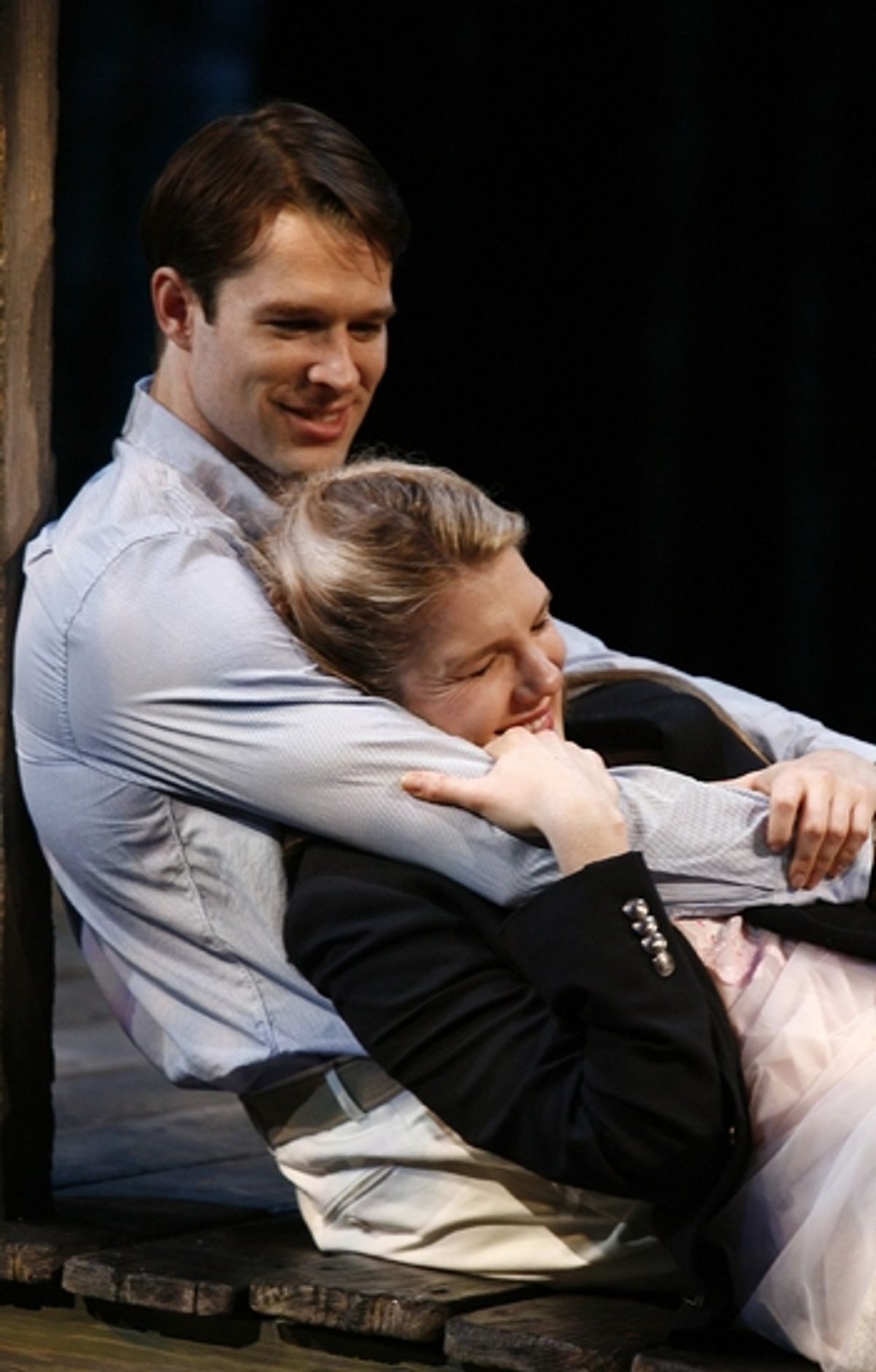 Kieran Campion and Lily Rabe at 