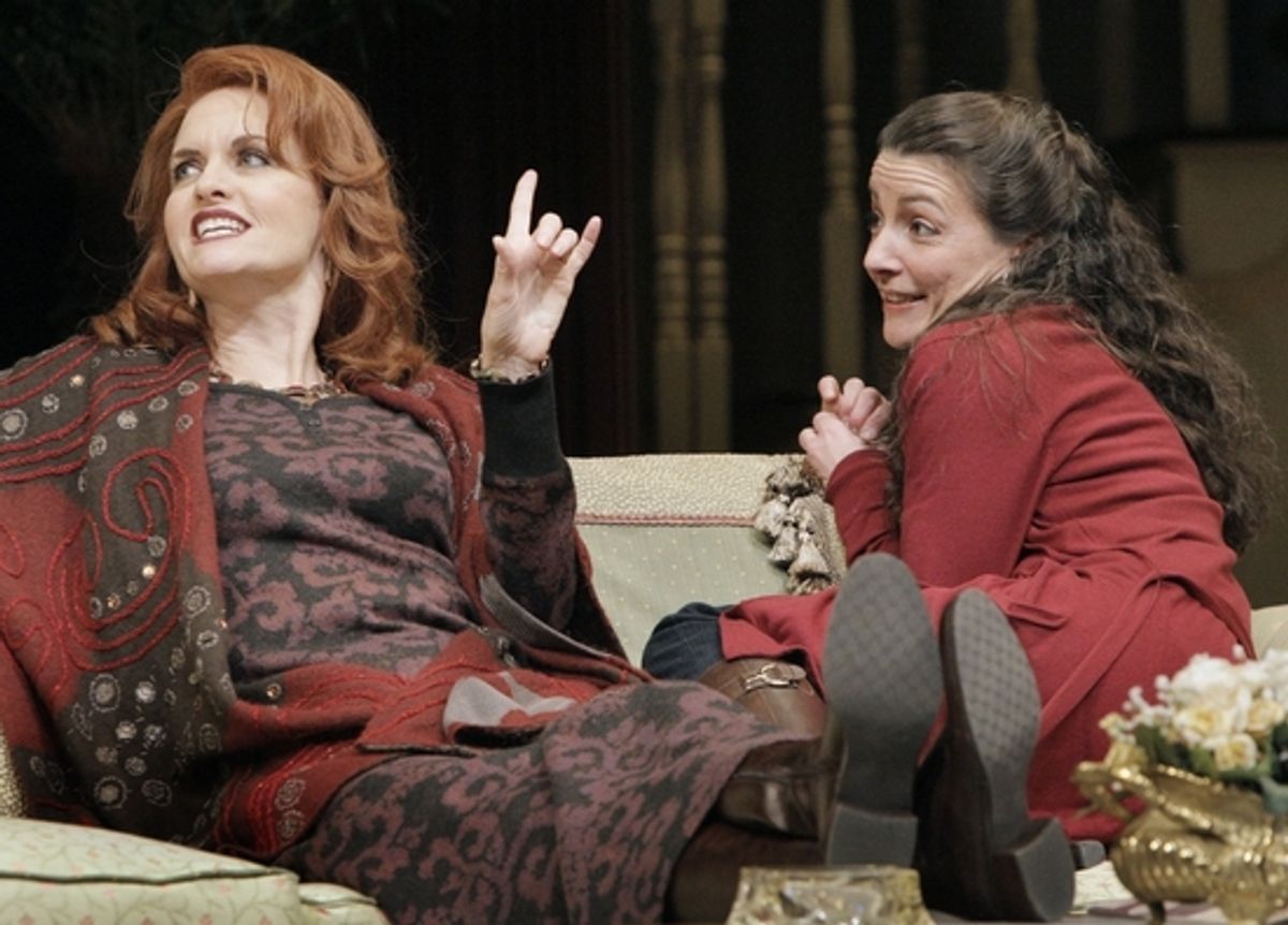 Candy Buckley and Charity Jones at Edward Albee's A DELICATE BALANCE