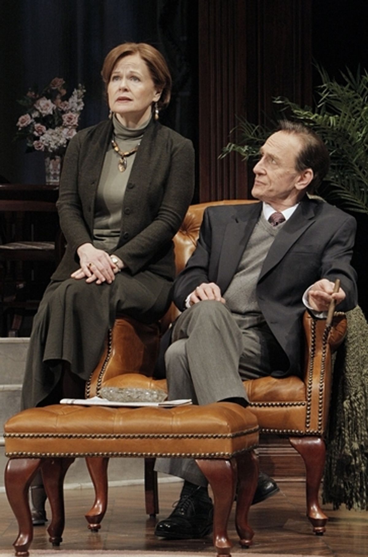 Margaret Daly and Raye Birk at Edward Albee's A DELICATE BALANCE