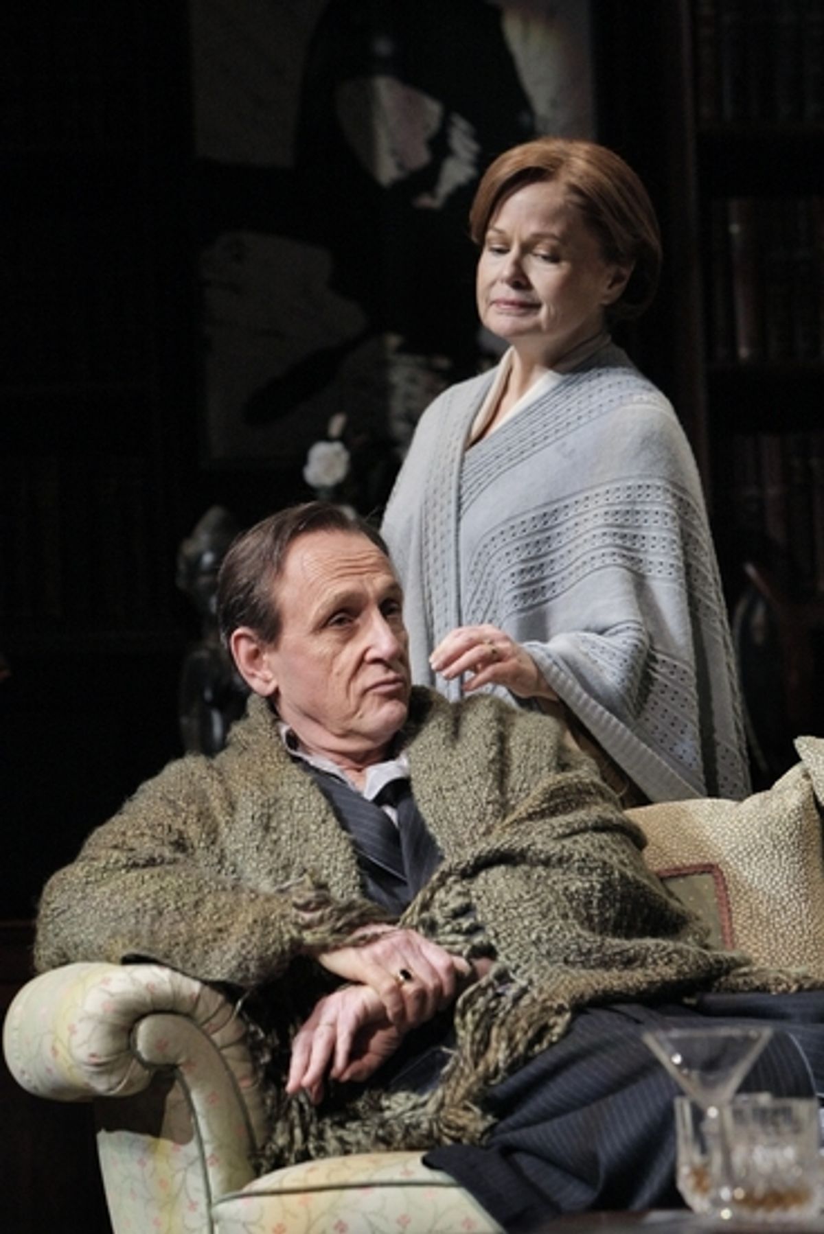 Raye Birk and Margaret Daly at Edward Albee's A DELICATE BALANCE