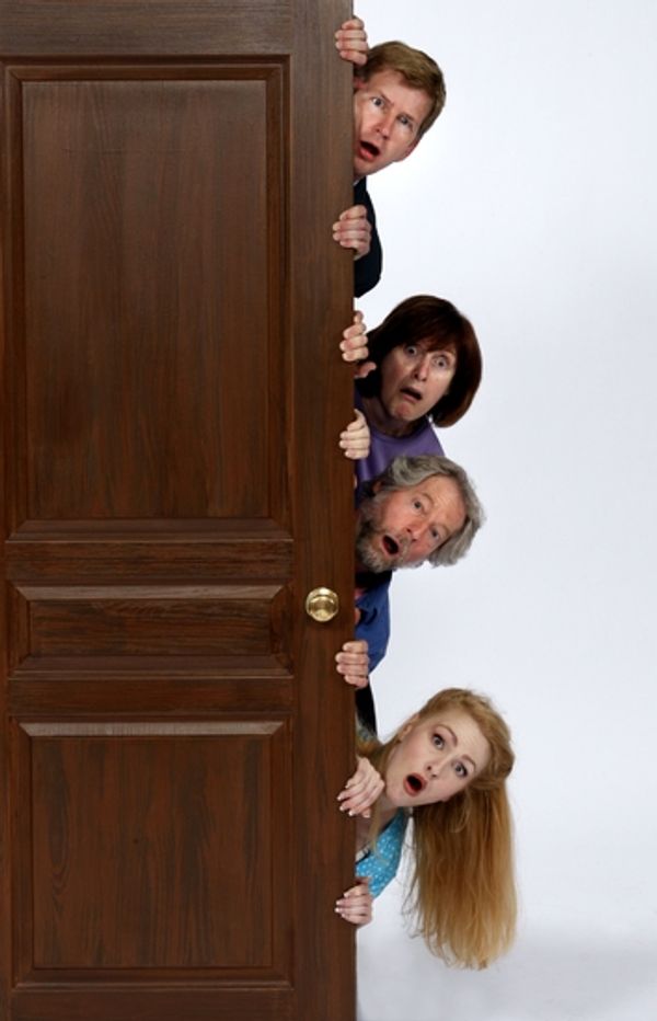 From top, Bill Brochtrup, Kandis Chappell, Timothy Landfield and Jennifer Lyon  Photo