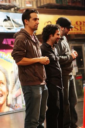 Lin-Manuel Miranda, Alex Lacamoire and Bill Sherman
@ BroadwayWorld Lin-Manuel Miranda, Alex Lacamoire and Bill Sherman
Photo
