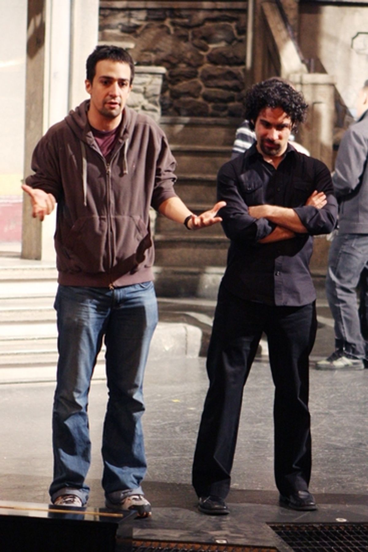 Lin-Manuel Miranda and Alex Lacamoire at 