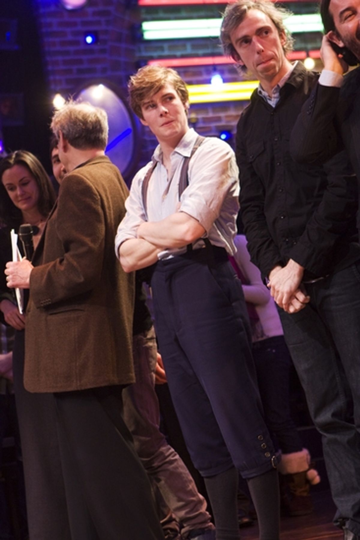 Ira Pittelman, Hunter Parrish and Thad DeBrock at 