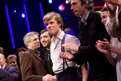 Ira Pittelman, Benjamin Kalb, Hunter Parrish, Thad DeBrock Photo