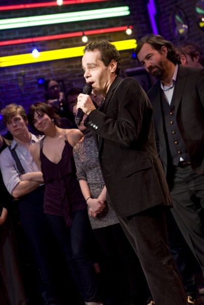 Steven Sater gives his curtain speech

 Photo