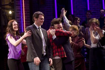 Lauren Pritchard, Jonathan Groff Photo