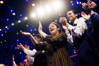 Amanda Castanos, Matt Doyle and the cast

 Photo