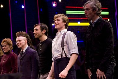 Christine Estabrook, Gerard Canonico, Benjamin Kalb, Hunter Parrish and Thad DeBrock Photo