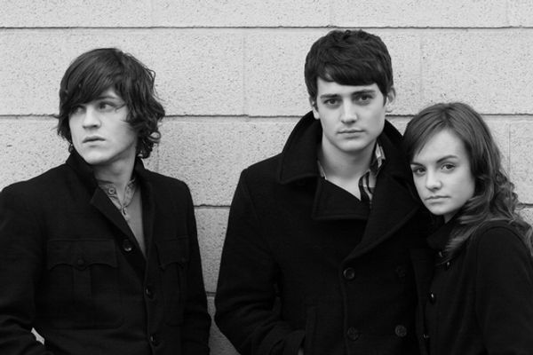 Iwan Rheon (Moritz) Aneurin Barnard (Melchior) and Charlotte Wakefield (Wendla) Photo