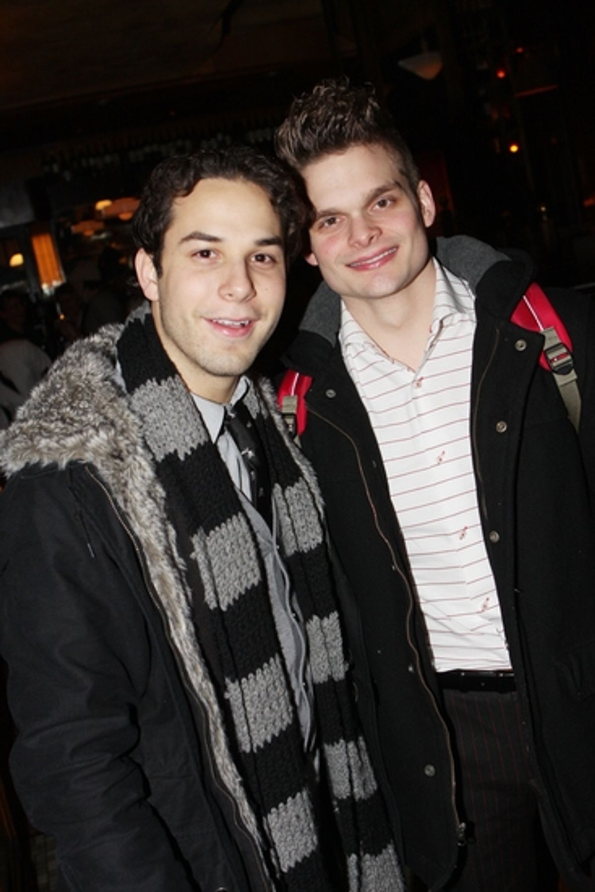 Skylar Astin and Andrew Durand

 at 