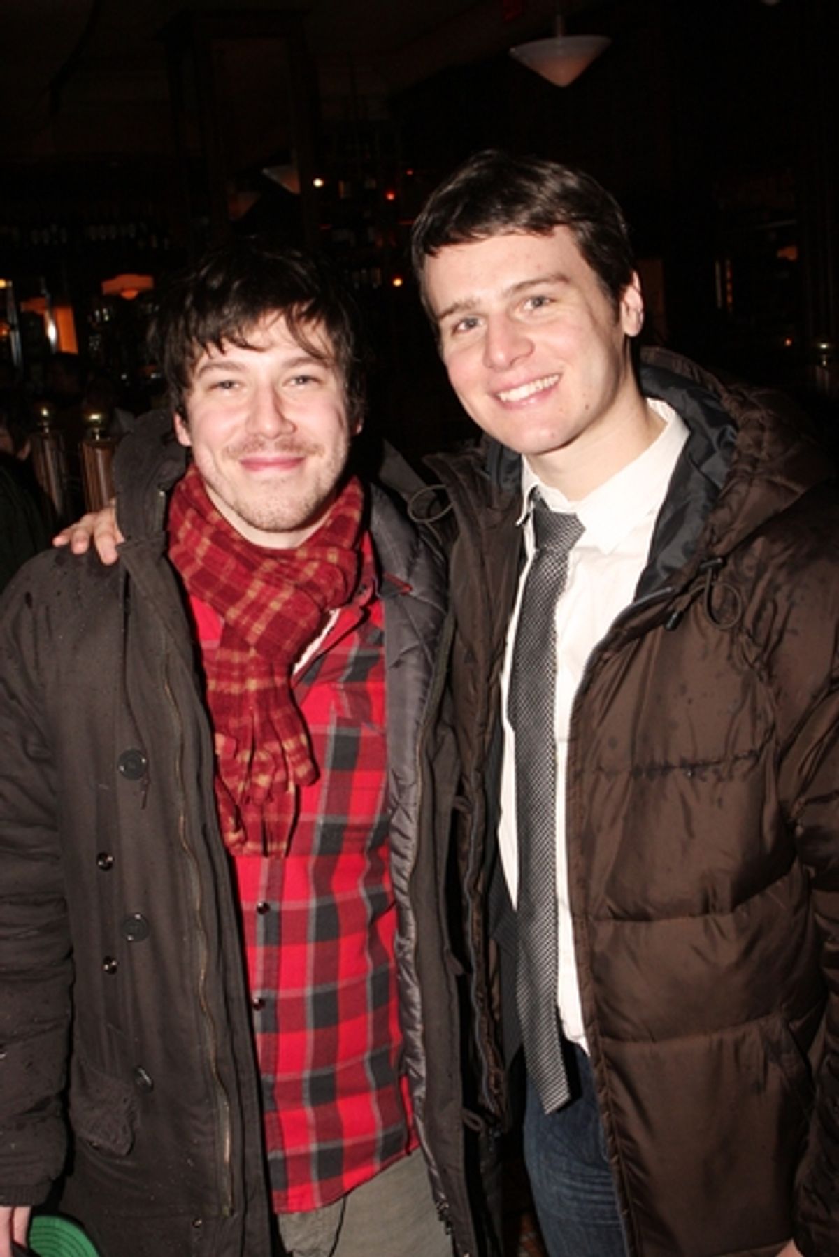 John Gallagher, Jr. and Jonathan Groff

 at 