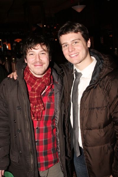 John Gallagher, Jr. and Jonathan Groff

 Photo