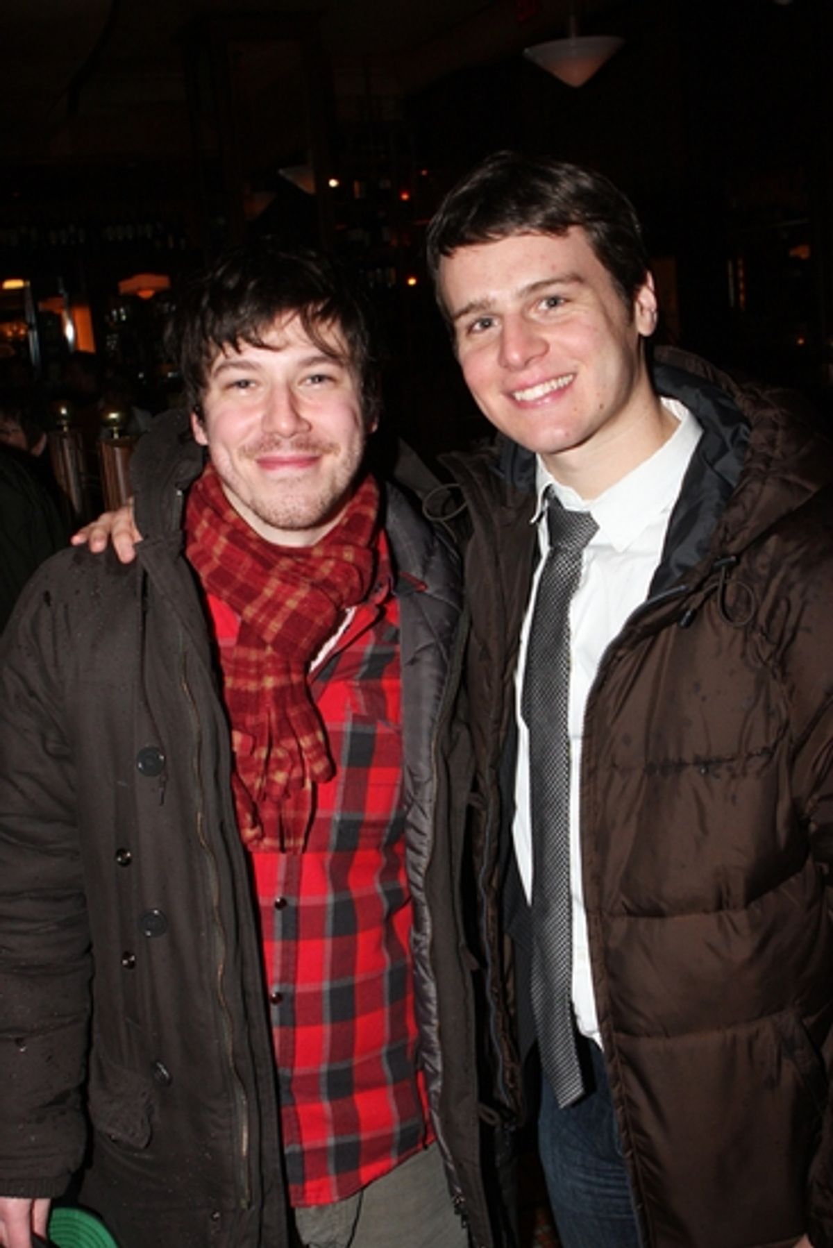 John Gallagher, Jr. and Jonathan Groff

 at 