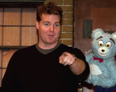 Nicholas Kohn and a "Bad Idea Bear"

 Photo