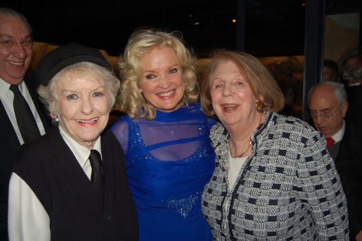 
Elaine Stritch, Christine Ebersole, Joan Hamburg at 