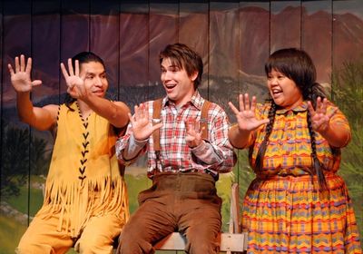 Eagle Young, Matt Bartosch and Ellen D. Williams Photo