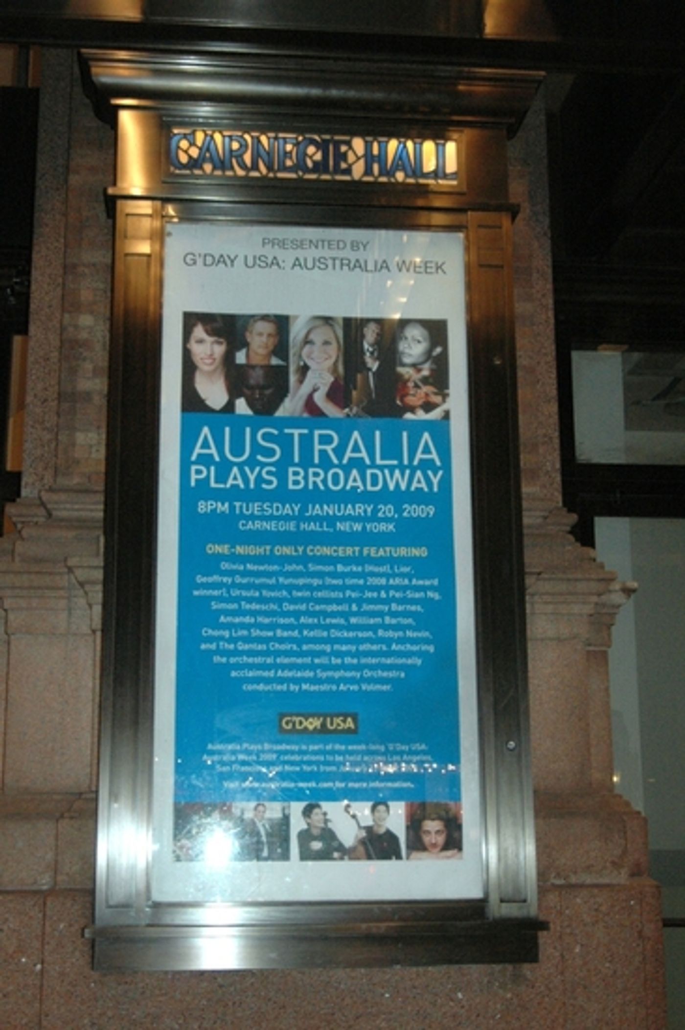Photo Coverage: 'Australia Plays Broadway' at Carnegie Hall  Image