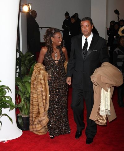 Star Jones with her guest

 Photo