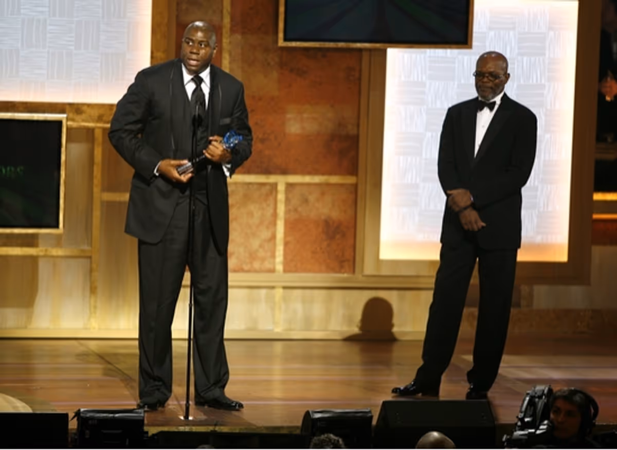 Earvin 'Magic' Johnson and Samuel L. Jackson at BET HONORS - The Performances