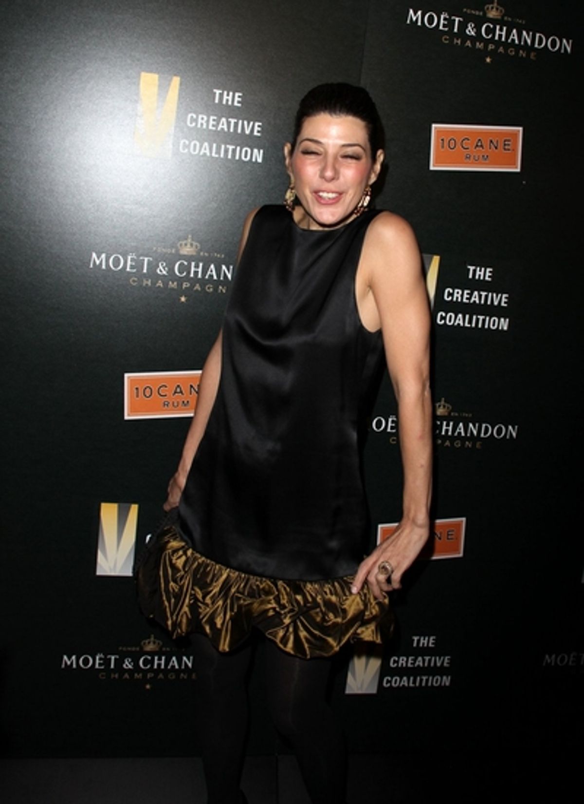 Marisa Tomei at The Moet & Chandon Party for The Creative Coalition
