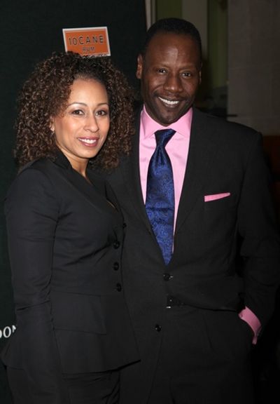 Tamara Tunie and Gregory Generet

 Photo